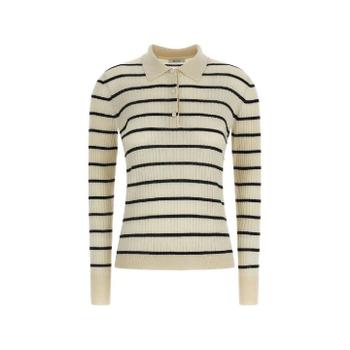 �������� Gitano striped ribbed polo top 2611361058