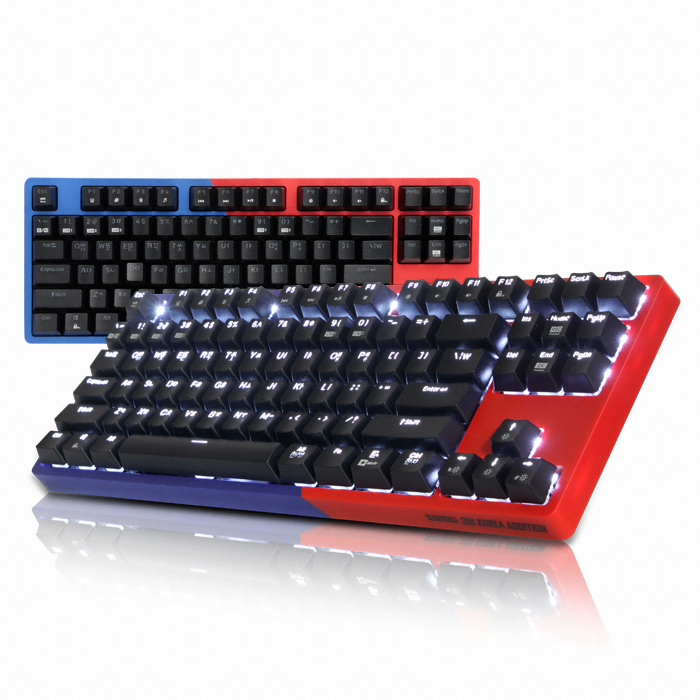 앱코 HACKER K301 코리아 어디션 카일 광축 텐키리스 완전방수 축교환 LED 게이밍 키보드 (리니어)