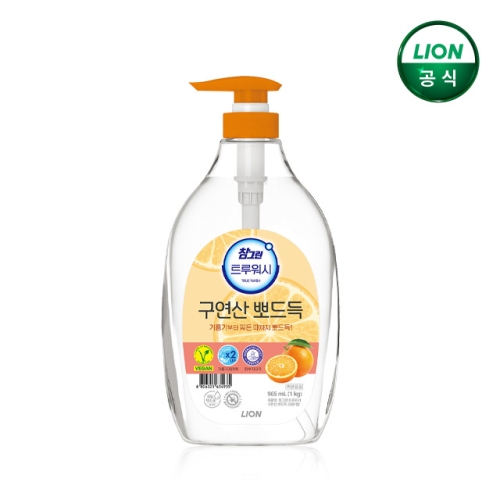 참그린 트루워시 구연산 뽀드득 오렌지향 1kg (965ml) (1개)_이미지