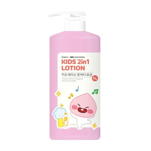 베비언스 리틀프렌즈 키즈 2in1 페이스 앤 바디로션 1000ml (1개)_이미지