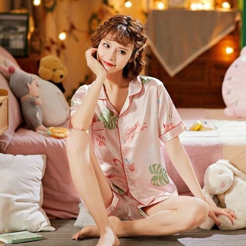 플라밍고 여성 연핑크색상 프리사이즈 잠옷 상하셋트 9325237