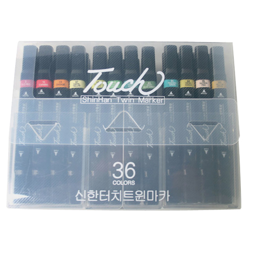 신한화구 터치 트윈 마카 세트 [36색]