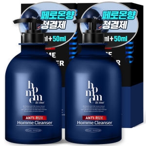 아케이 옴므 안티럭스 올인원 쿨링 남성청결제 550ml (2개)
