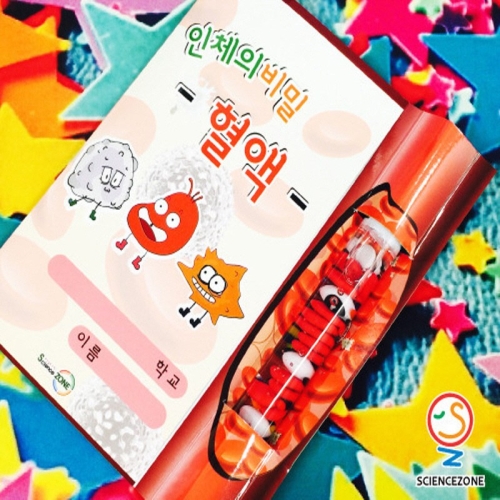 과학실험  인체의비밀-혈액  5인용  혈액모형_이미지