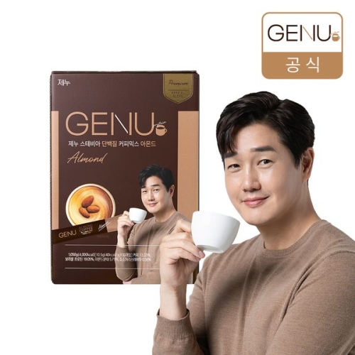 제누 스테비아 프로틴 단백질 커피믹스 아몬드 100개입
