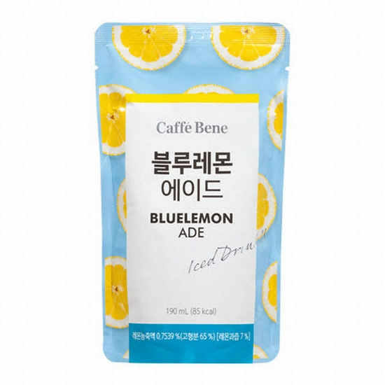 카페베네 블루레몬 에이드 190ml (20개)_이미지