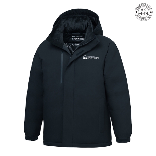 워크웨어 ATCW-1587 웰론 충전재 점퍼 소량 프린팅 공무원유니폼