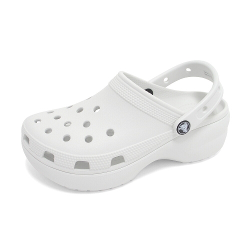 크록스 여성 클래식 플랫폼 클로그_206750 (1NK, 문라이트)_이미지