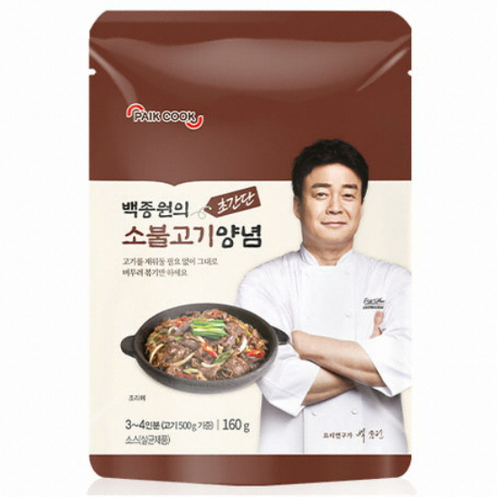 백종원의 소불고기양념 160g