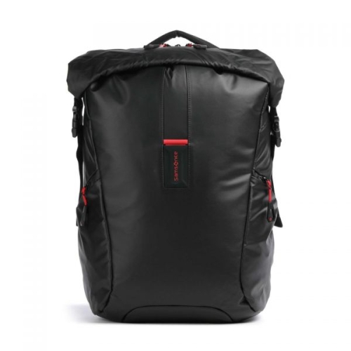 파라다이버 라이트 L 롤탑 백팩 17인치 리사이클 폴리에스터 블랙 523083