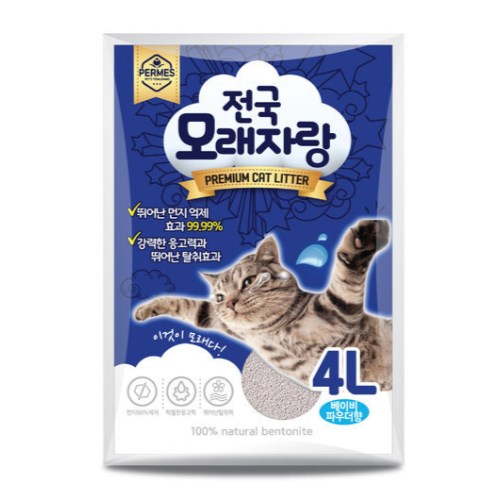 전국모래자랑 베이비파우더 4L