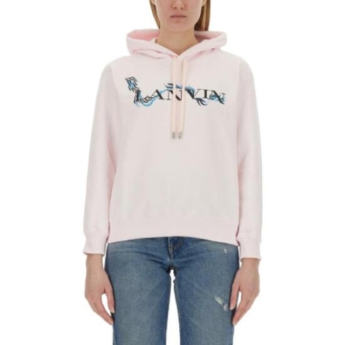 랑방 로고 프린트 드로스트링 후드티 RWHO0003J109P24 502 T