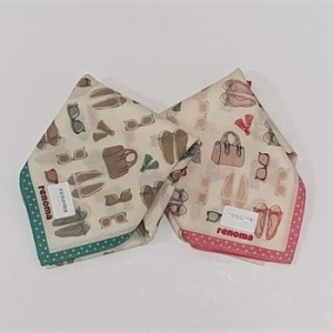 레노마 여성 나염 손수건 일러스트 패턴 RFD9212