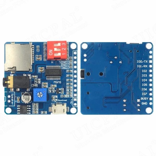 �Ƶ��̳� MP3 �÷��̾�� ���� ���� ��� UART IO Ʈ���� Ŭ���� D ���� ���� 5W 8M ������ SDTF ī�� DY1703A