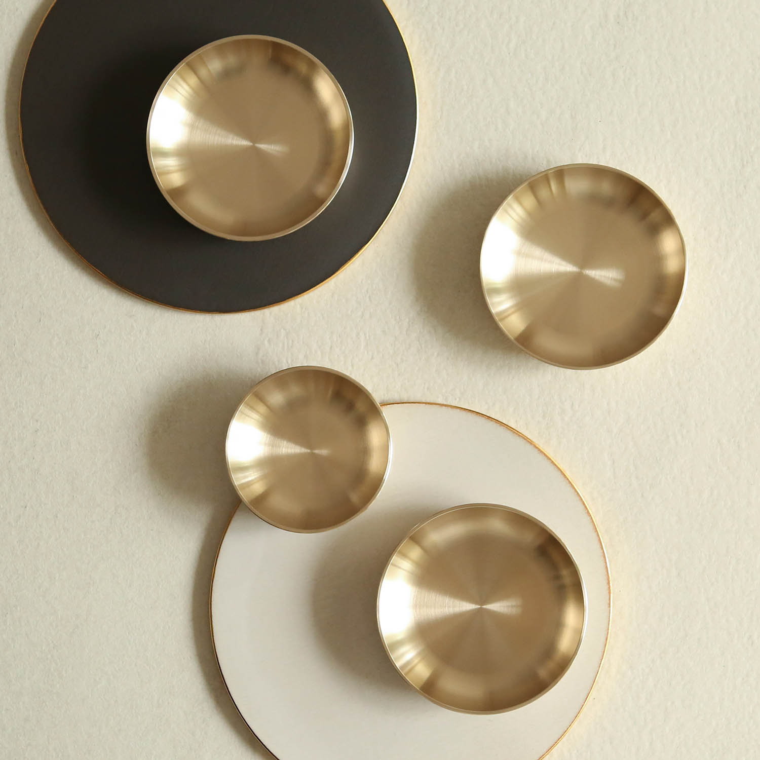 방짜유기 실속 찬기 4P