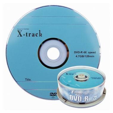 X-track DVD-R 4.7GB 4x 케익 25장_이미지