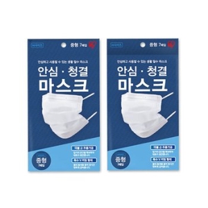 아이리스코리아 안심 청결 마스크 7매입 (10매)_이미지