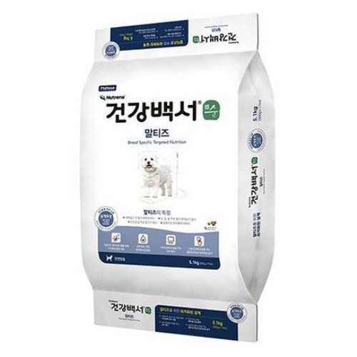 뉴트리나 독 건강백서 순 말티즈 5.1kg (3개)_이미지