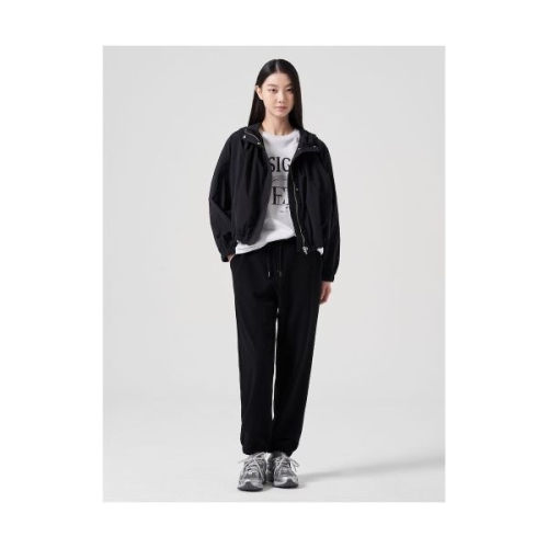 에잇세컨즈 밴딩 조거 팬츠 블랙 324321LC15 324321LC15 467623_이미지