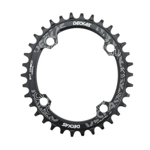바이시클 스프라켓 크랭크 Deckas-타원형 체인링 104BCD 시마노 MTB 용 체인 링 32t 34 36 38T 초경량 톱니 플.._이미지