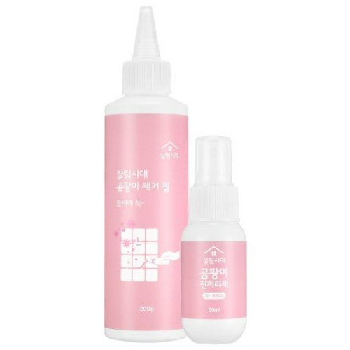 아이더블유컴퍼니 살림시대 곰팡이 제거 젤 200g + (곰팡이 전처리제 50ml) (1세트)