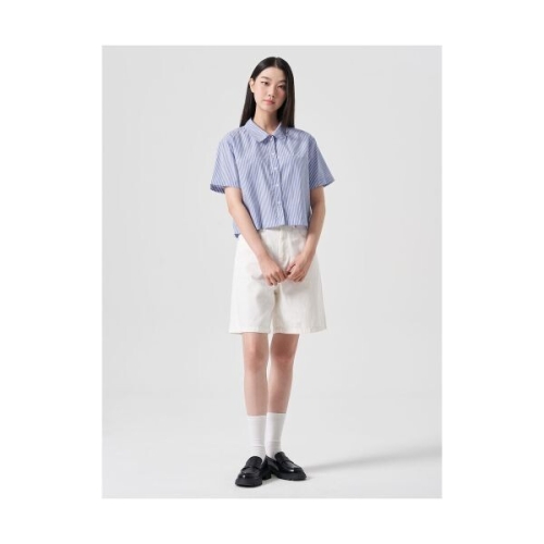 5부 데님 쇼츠 아이보리 324725OP10 210504