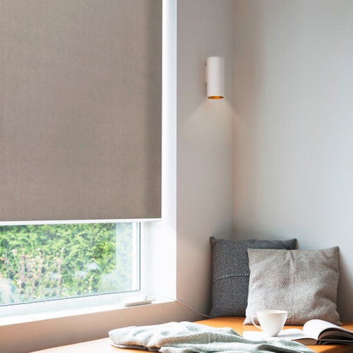 못없이 설치 방염 TC 무지 롤스크린