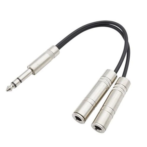 라이트컴 COMS BT931 6.5mm 스테레오 Y형 케이블 (0.25m)_이미지