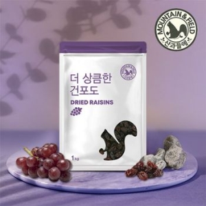 산과들에 건포도 1kg (3개)