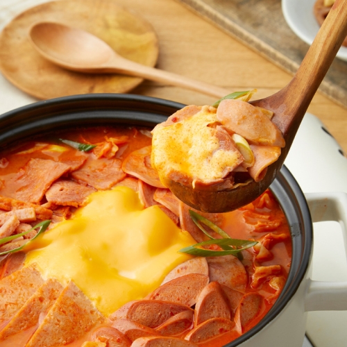 지엔티 쿠캣 햄폭탄 부대찌개 2인분 600g (3개)_이미지