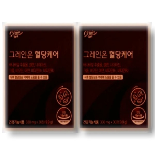 그레인온 혈당케어 330mg 30정 (2개)_이미지