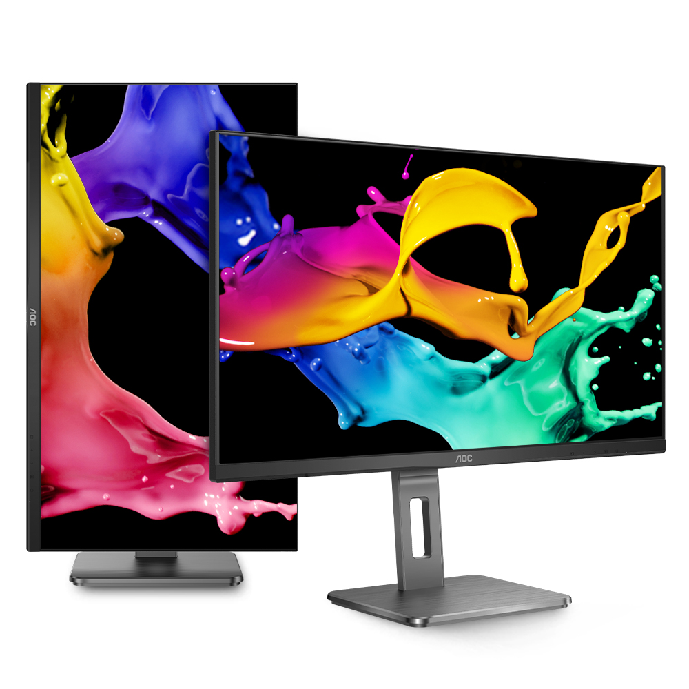 알파스캔 AOC U28P UHD 피벗 높낮이 시력보호 무결점_이미지