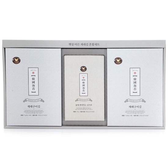 만전식품 만전김 햇살 머믄 재래김 혼합세트 (1개)_이미지