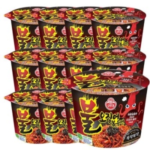 오뚜기 불 오징어 볶음면 큰컵 110g (12개)