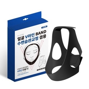 왕스킨 얼굴 V라인 겸 수면습관교정 밴드 남여겸용 리프팅 밴드 얼굴 턱선 관리와 입벌림방지 동시에_이미지