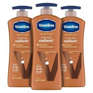 바세린 인텐시브 케어 코코아 레디언트 바디로션 600ml (3개)_이미지