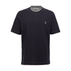  브루넬로쿠치넬리 T-shirt M0B137451GCHM51 Blue