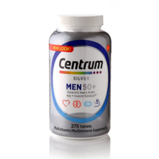 센트룸 실버 멀티비타민 맨 50+ 275정 (해외) (1개)