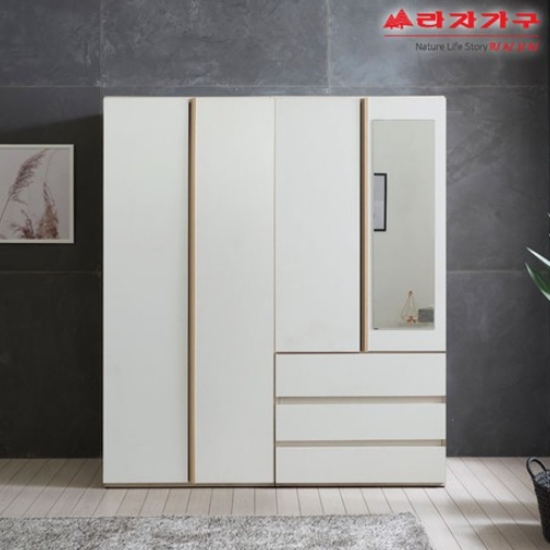 라자가구 비바 베이 3단 서랍 옷장세트 1600_이미지