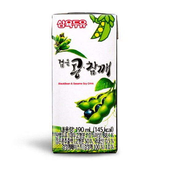 삼육식품 검은콩 참깨 두유 190ml (72개)_이미지