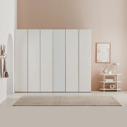 한샘 아트월 거울 대칭형 수납형 옷장세트 3000_이미지