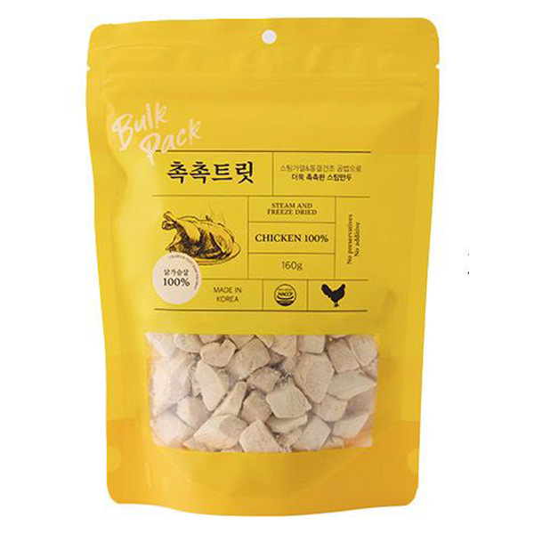  촉촉트릿 닭가슴살 스팀만두 160g [1개]