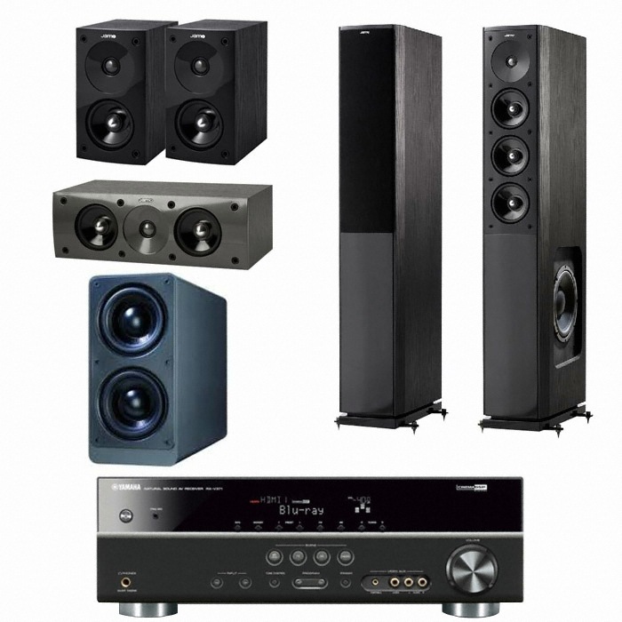 야모 S608 5.1채널 + 야마하 AV리시버 (RX-V371, Q2070)_이미지