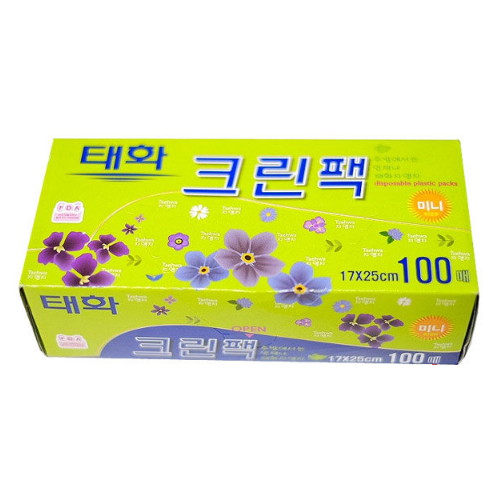 태화 크린팩 17x25cm (미니) 100매 (1개(100매))_이미지