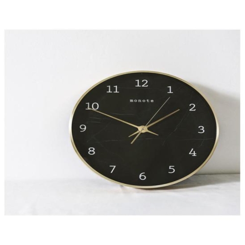 모노뜨 골드프레임 마블벽시계