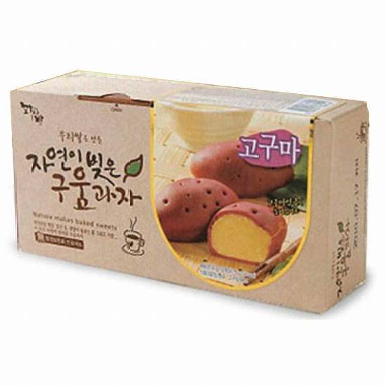대두식품 화과방 자연이 빚은 구움과자 고구마 175g (2개)_이미지