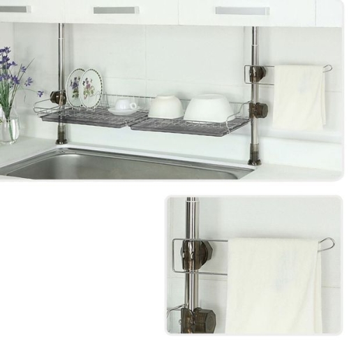 리빙나이스 기둥 씽크선반 800 (1단)