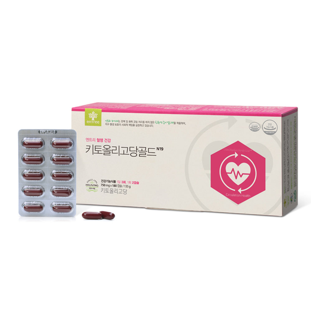 엔트리  혈당건강 키토올리고당골드 180캡슐 (1개)