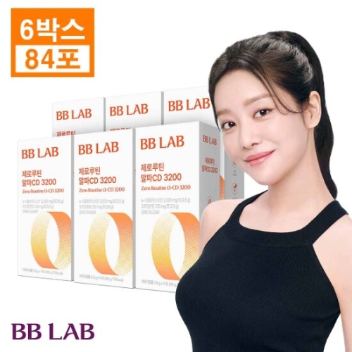 뉴트리원 비비랩 제로루틴 알파CD 3200 14포 (6개)