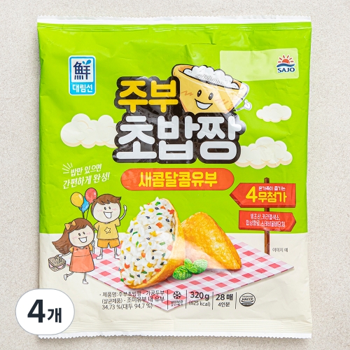 사조대림 대림선 주부 초밥짱 320g (4개)